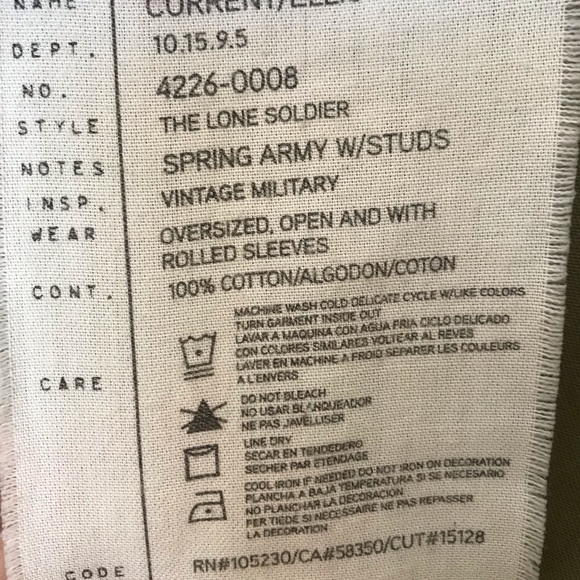 Current/Elliott vintage military jacket - Picture 5 of 6